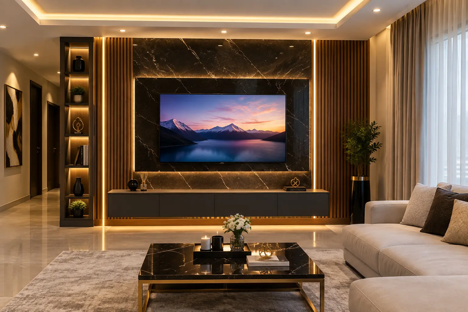 ديكورات شاشه مكه جده